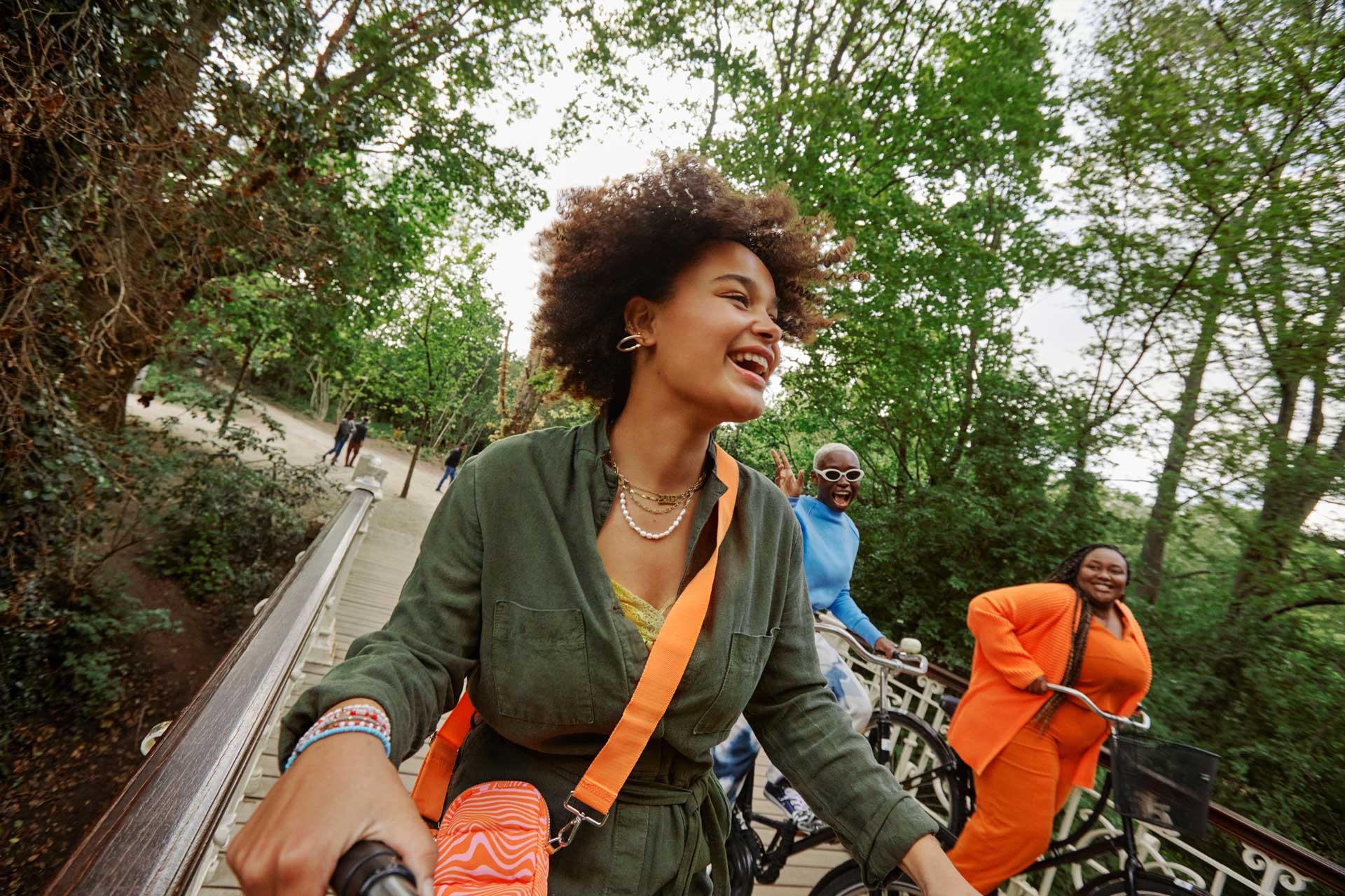 Family Riding Bikes 